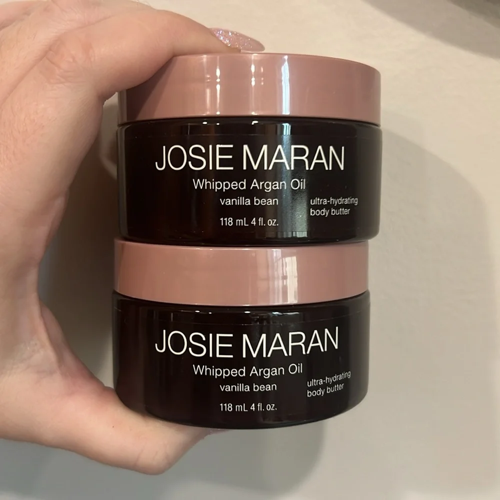 2 Josie Maran Whipped Argan Oil Vanilla Bean New Sealed LAST SET - Picture 5 of 5